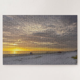 Cirrocumulus Clouds at Fort Myers Beach Sunset, FL Legpuzzel