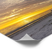Cirrocumulus Clouds bij Fort Myers Beach Sunset Poster (Hoek)
