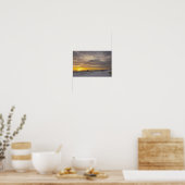 Cirrocumulus Clouds bij Fort Myers Beach Sunset Poster (Keuken)