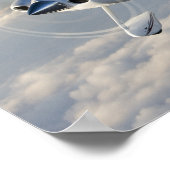 Cirrus boven de wolken poster (Hoek)