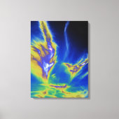 Cirrus Clod Formby Beach Card Acrylprint Canvas Afdruk (Voorkant)