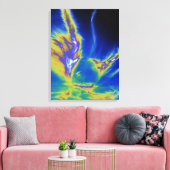 Cirrus Clod Formby Beach Card Acrylprint Canvas Afdruk (Insitu (Woonkamer))