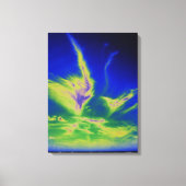 Cirrus cloud-kaart acryldruk canvas afdruk (Voorkant)