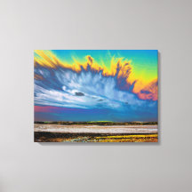 Cirrus Cloud Kirkcudbright-kaart Acryldruk