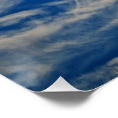 Cirrus Clouds als Angels die vliegen Perfect Poster (Hoek)