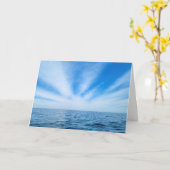 Cirrus Clouds over watersympathiekaart Kaart (Gele Bloem)