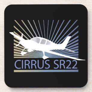 Cirrus SR22 Bier Onderzetter