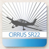 Cirrus SR22 Drankjes Onderzetter (Voorkant)