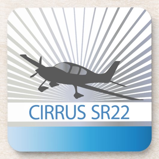 Cirrus SR22 Drankjes Onderzetter (Voorkant)