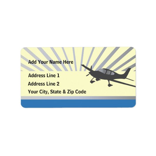 Cirrus SR22 Etiket (Voorkant)