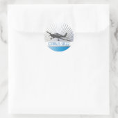 Cirrus SR22 Ronde Sticker (Tas)