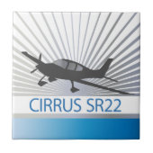 Cirrus SR22 Tegeltje (Voorkant)