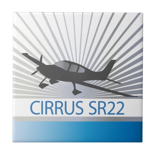 Cirrus SR22 Tegeltje (Voorkant)