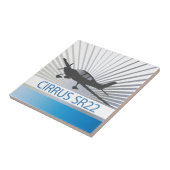 Cirrus SR22 Tegeltje (Zijkant)