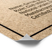 Cirrus SR22 - Vliegtuig Blauwdruk Tekenplannen SD Poster (Hoek)