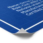 Cirrus SR22 - Vliegtuigblauwdruk Tekenplannen ABD Poster (Hoek)