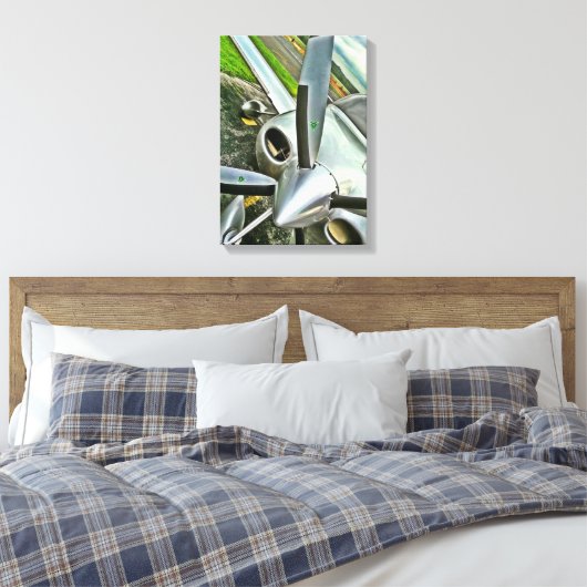 Cirrus SR22T Canvas Afdruk (Insitu (Slaapkamer))