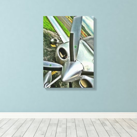 Cirrus SR22T Canvas Afdruk (Insitu (Houten vloer))