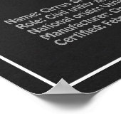 Cirrus SR22T - Vliegtuig Blauwdruk Tekenplannen PD Poster (Hoek)