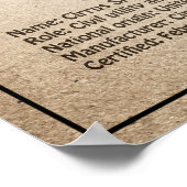 Cirrus SR22T - Vliegtuig Blauwdruk Tekenplannen SD Poster (Hoek)