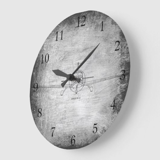 Cirrus SR-22 Plane Grote Klok (Hoek)