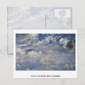 Cirrus wolds van John Constable Briefkaart (Voorkant / Achterkant)