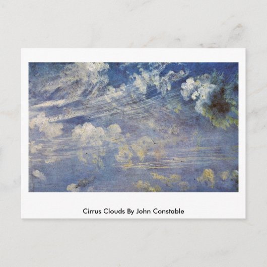 Cirrus wolds van John Constable Briefkaart (Voorkant)