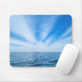 Cirrus wolken boven water muismat (Met muis)