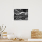 Cirruswolken over het meer van Waterfowl, Banff Poster (Keuken)