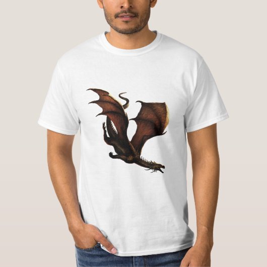 Ciruelo's vliegende draak t-shirt (Voorkant)