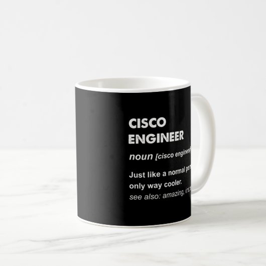 Cisco-engineer Koffiemok (Voorkant rechts)