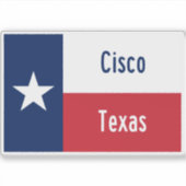 Cisco Texas Sticker (Voorkant)