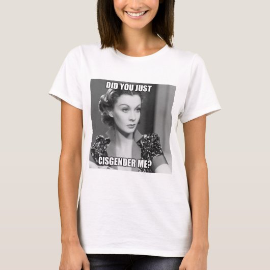 Cisgenvormig T-shirt (Voorkant)