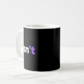 Cisnt Non-binary LGBTQ Pride, Enby Cadeau _ Nonbi Koffiemok (Voorkant links)