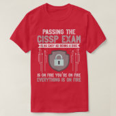 Cissp Eam Motivation Cybersecurity Professional T-shirt (Design voorkant)