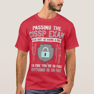 Cissp Eam Motivation Cybersecurity Professional T-shirt
