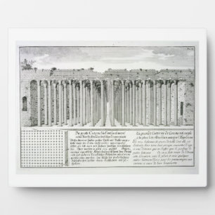 Cistern onder het hippodrome, Constantinopel, Tu Fotoplaat