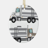 Cistern Truck Liquid Cargo Keramisch Ornament (Rechts)