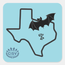 CISV ATX-Stickers Vierkante Sticker