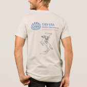 CISV Austin Boots en Lasso Heren T-Shirt (Achterkant)