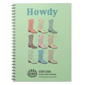 CISV Austin Cowboy Boots Notitieboek (Voorkant)