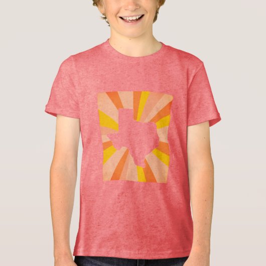 CISV Austin Decorative Cattle Skull Kind Tri-Blend Shirt (Voorkant)