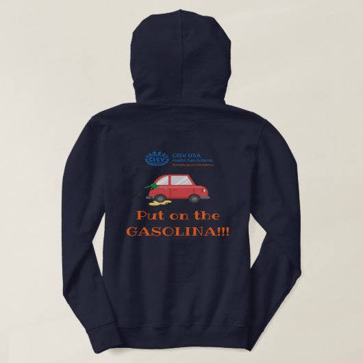 CISV Austin "Gasolina" Energizer Dames Hoodie (Design achterkant)