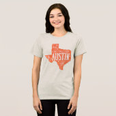 CISV Austin Groeten Vrouwen Tri-Blend Shirt (Voorkant volledig)