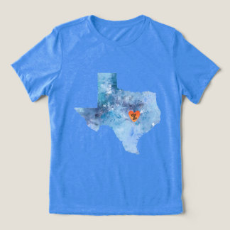 CISV Austin Hart van Texas Vrouwen T-shirt