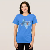 CISV Austin Hart van Texas Vrouwen T-shirt (Voorkant volledig)