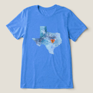 CISV Austin Heart of Texas Mannen T-Shirt