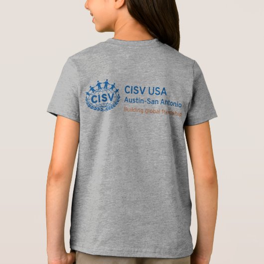 CISV Austin Howdy Cowboy Kind Tri-Blend Shirt (Achterkant)