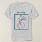 CISV Austin Howdy Cowboy Mannen T-shirt (Design voorkant)
