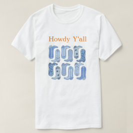 CISV Austin Howdy Y'all Mannen T-shirt